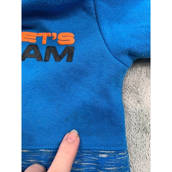 Space Jam Pullover Hoodie Toddler 4T Blue Basketball Bugs Bunny Loney Tunes - Picture 7 of 12